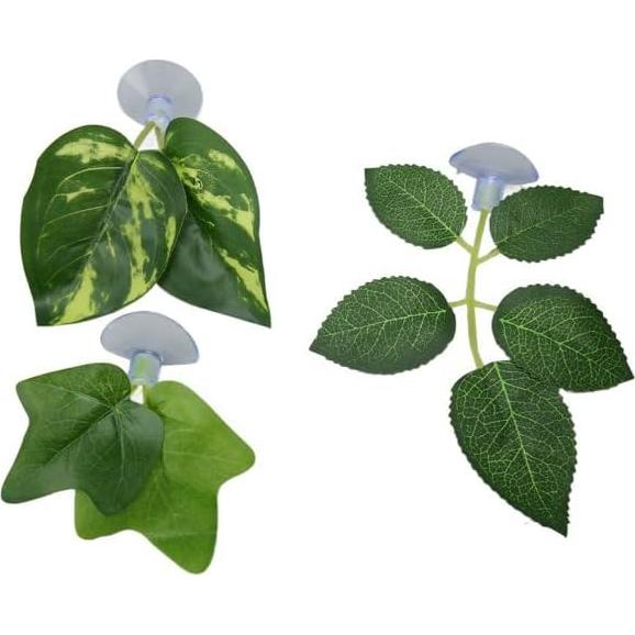 2 Almohadillas de Hoja Verde Tangseajiao para Acuario