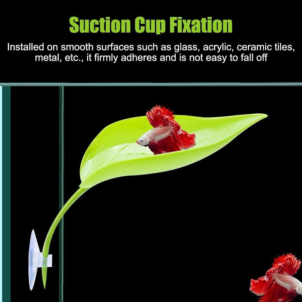 Hamaca de Hoja Betta DONGKER 3 PCS para Acuario Reptiles