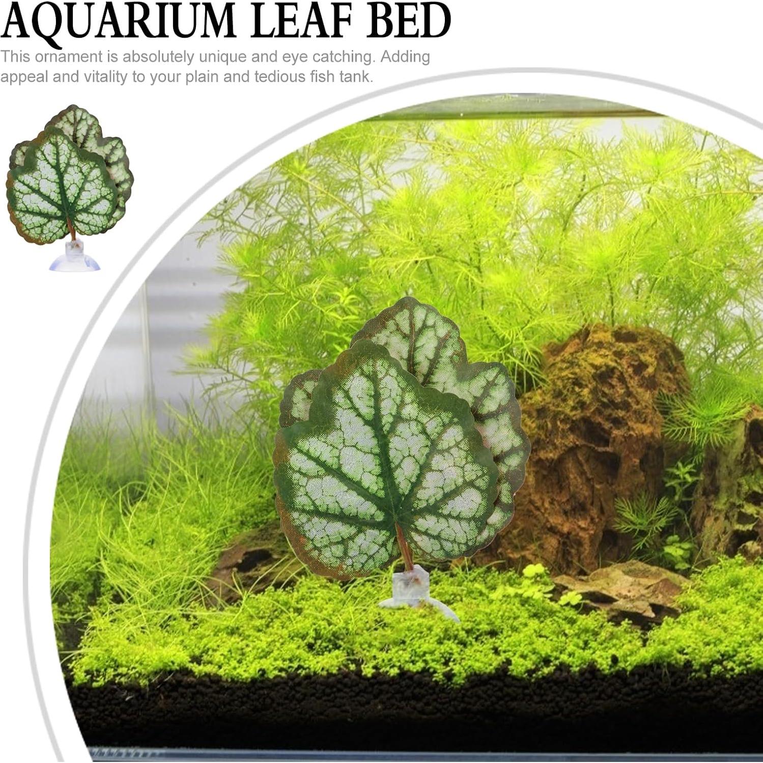 Hamaca de Hoja para Betta Balacoo - Acuario Verde 9x9 cm