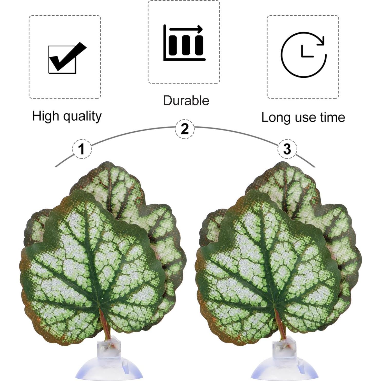 Hamaca de Hoja para Betta Balacoo - Acuario Verde 9x9 cm