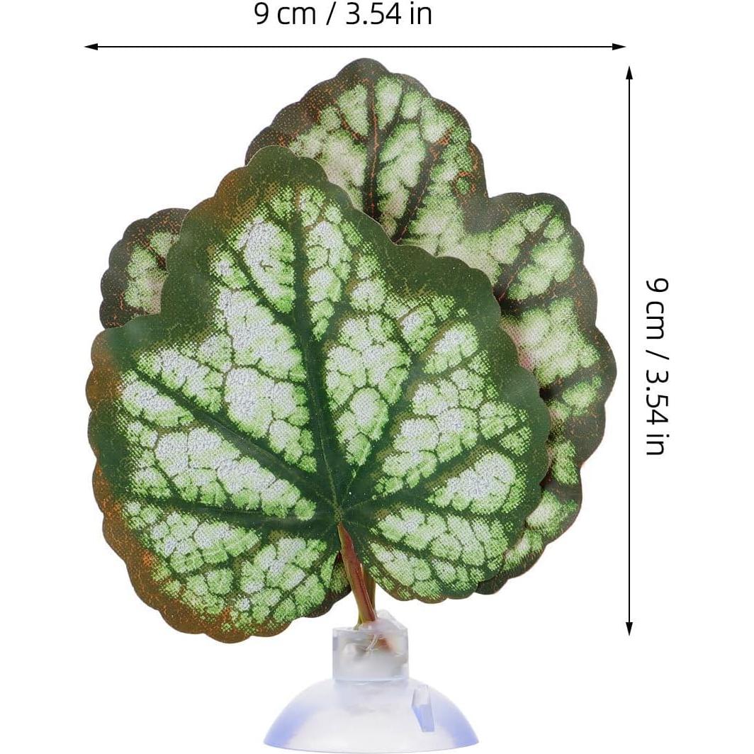 Hamaca de Hoja para Betta Balacoo - Acuario Verde 9x9 cm