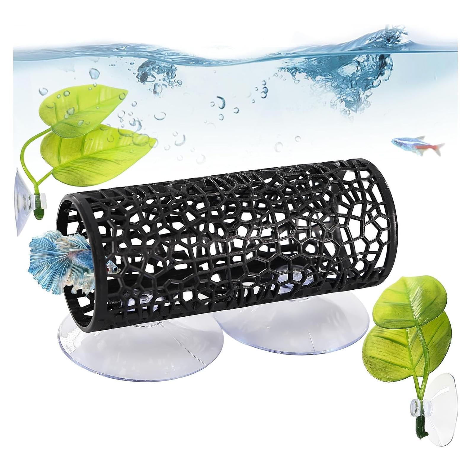 Hamaca para Betta Mzario 3 Piezas con Ventosas y Decoración