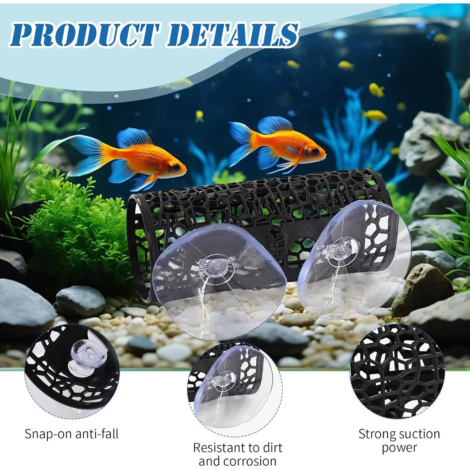 Hamaca para Betta Mzario 3 Piezas con Ventosas y Decoración