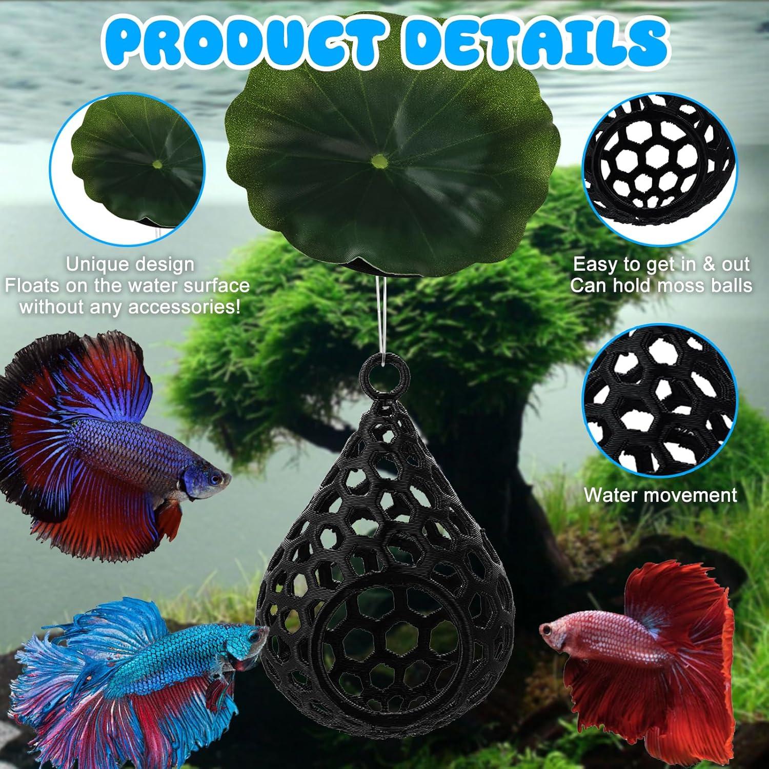 Hamaca Flotante para Betta Sicutoz - Hoja de Lirio 7 cm