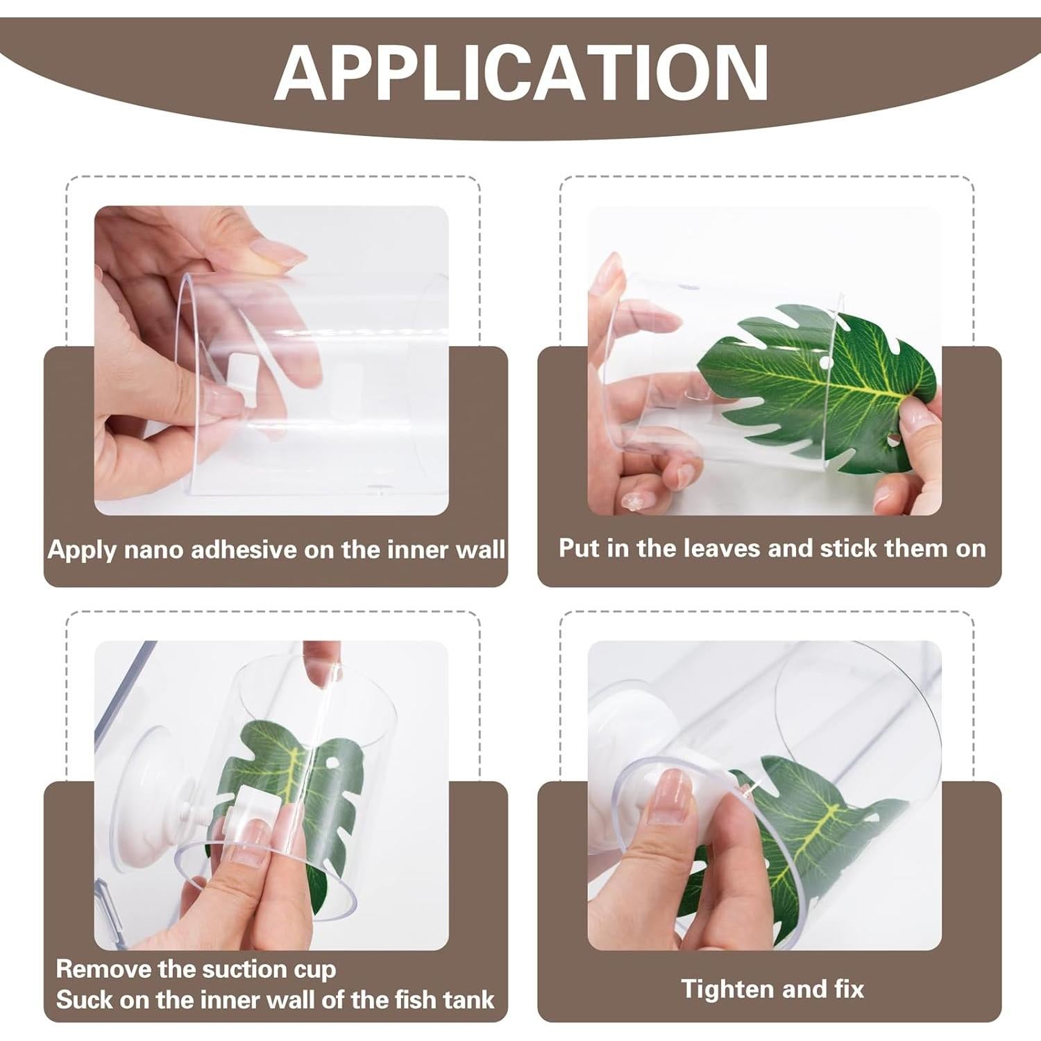 Juego de 2 Túneles Acrílicos para Peces Betta SnowTing