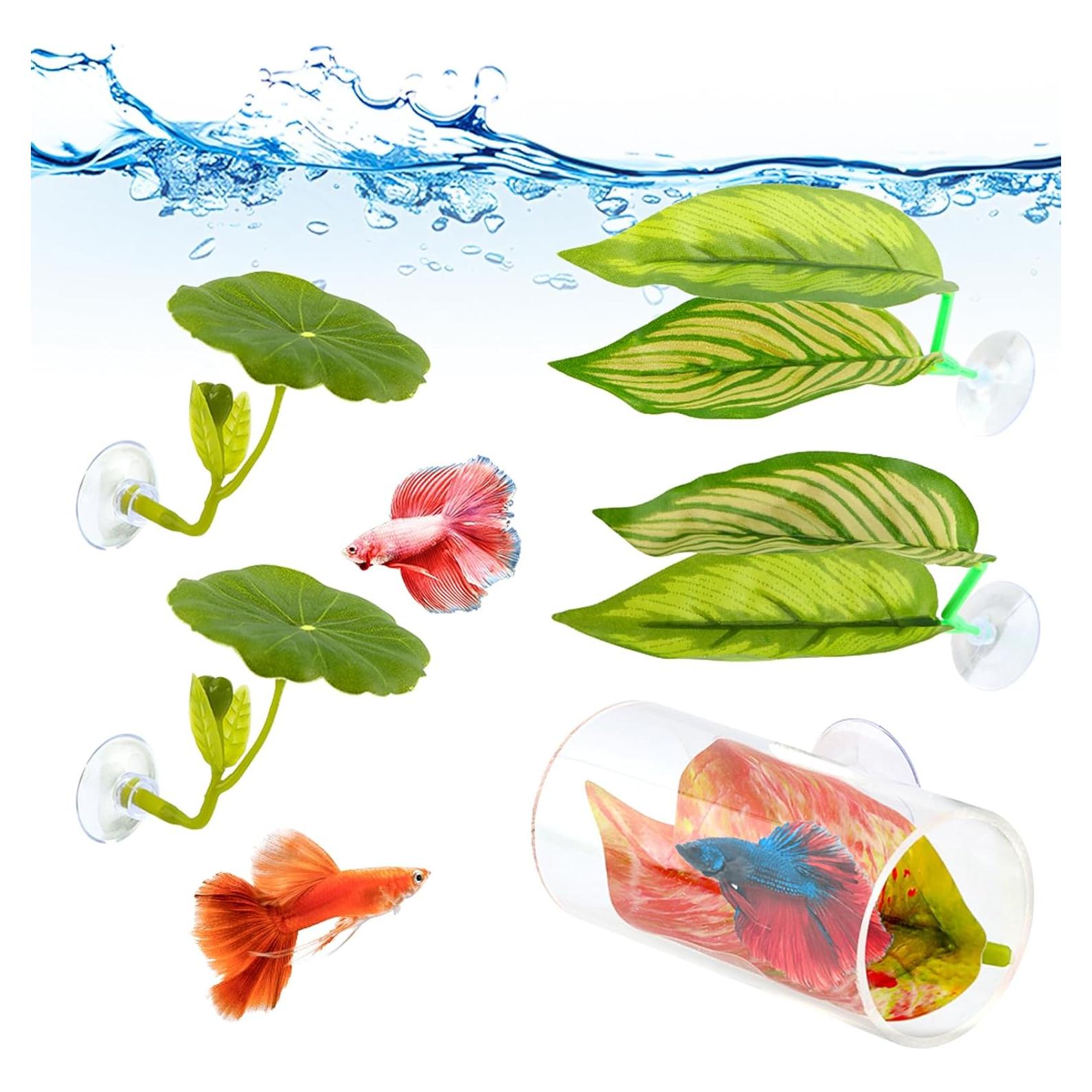 Juego de Juguetes para Acuario Bettas Velarionna 5 Piezas