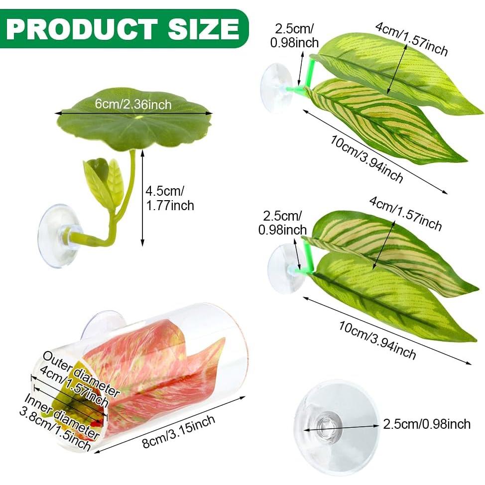 Juego de Juguetes para Acuario Bettas Velarionna 5 Piezas