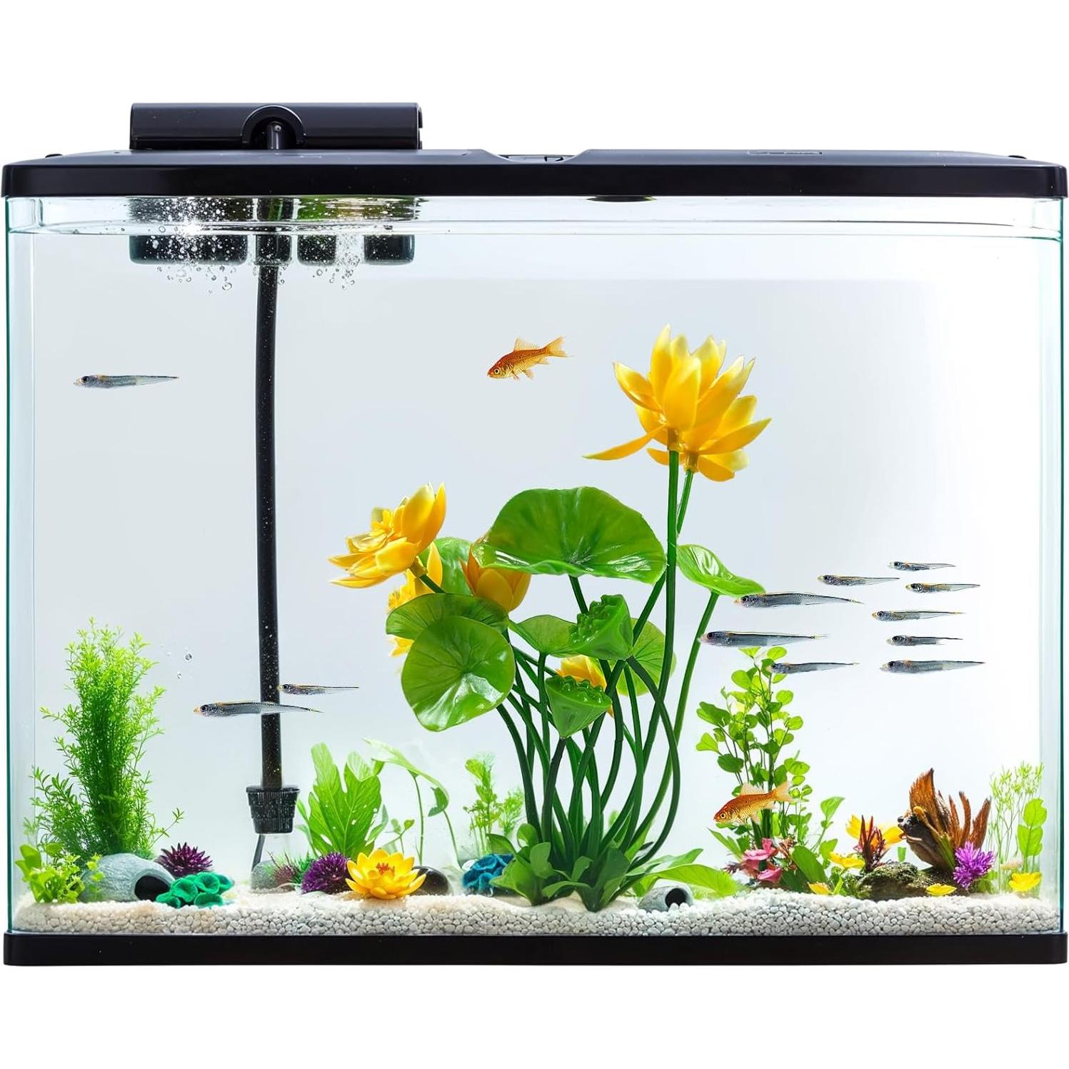 Flores de Loto Artificiales CICK SEED 21 cm para Acuarios