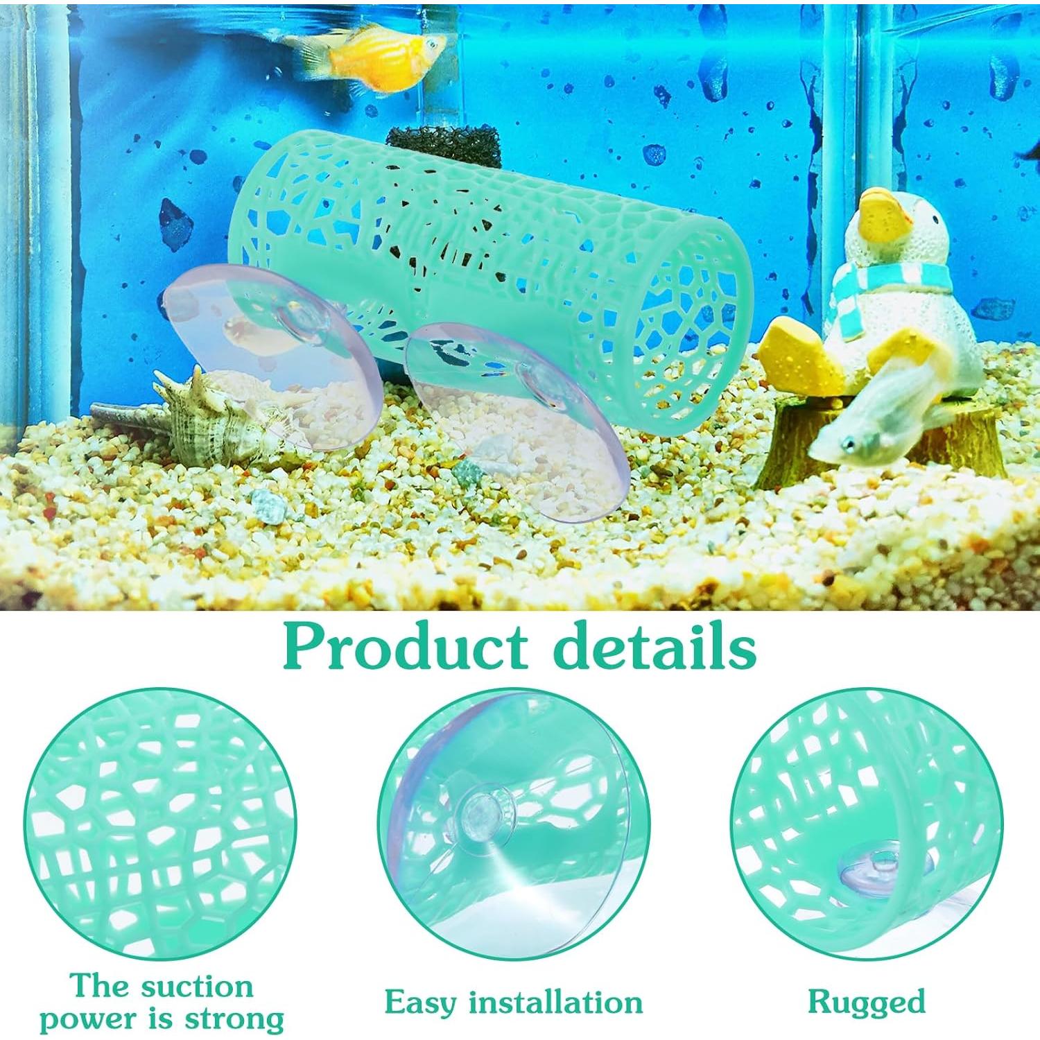 Hamaca para Peces Betta Alrhso 10x4cm Verde con Ventosas