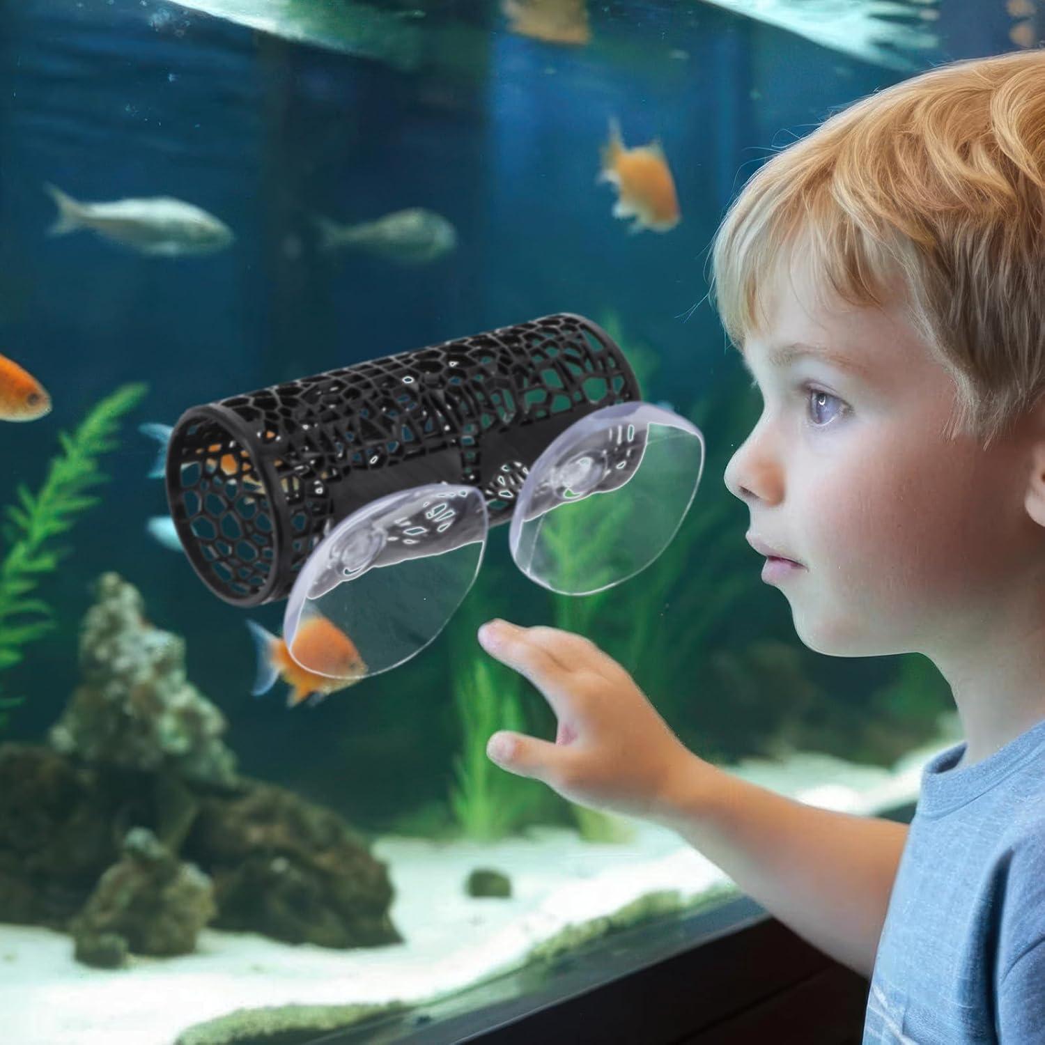 Hamaca y túnel para peces Betta LLOUSSAK - Negro 10x4.2 cm