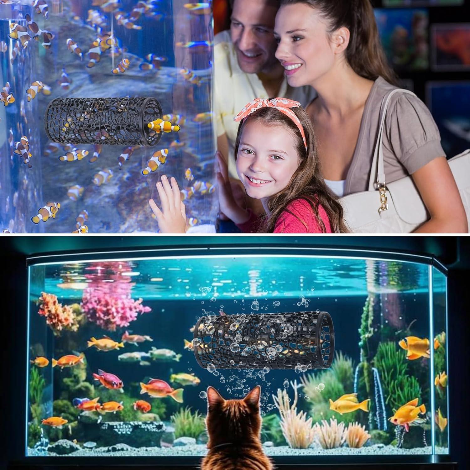 Hamaca y túnel para peces Betta LLOUSSAK - Negro 10x4.2 cm