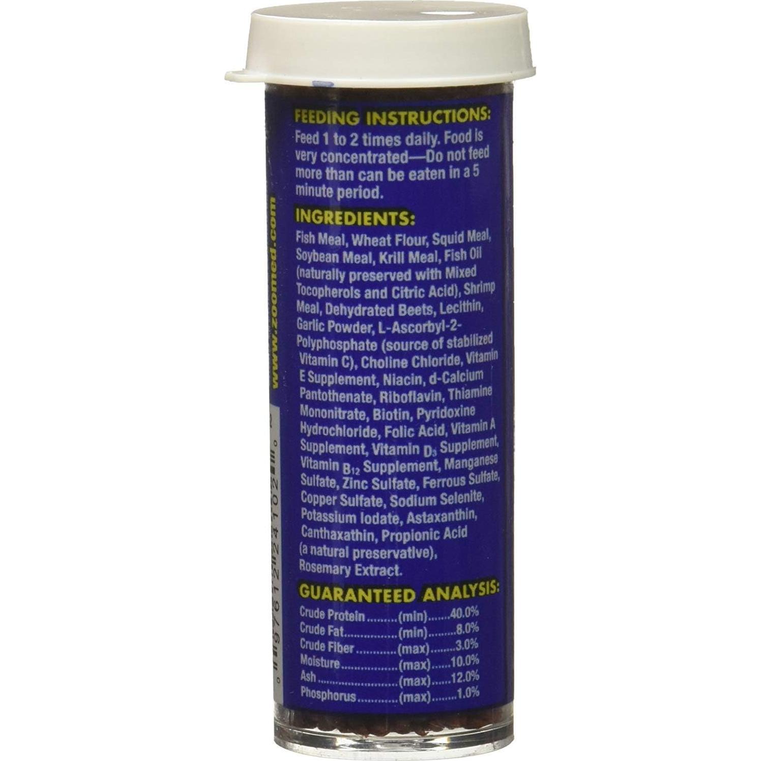 Comida de Pellets Flotantes Micro Zoo Med para Betta 3 Paquetes