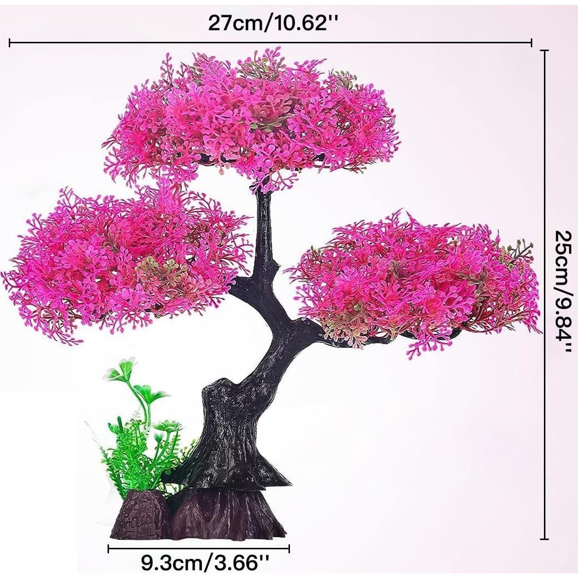 Plantas Artificiales para Acuario Zeromall - 10 Pcs Decoración