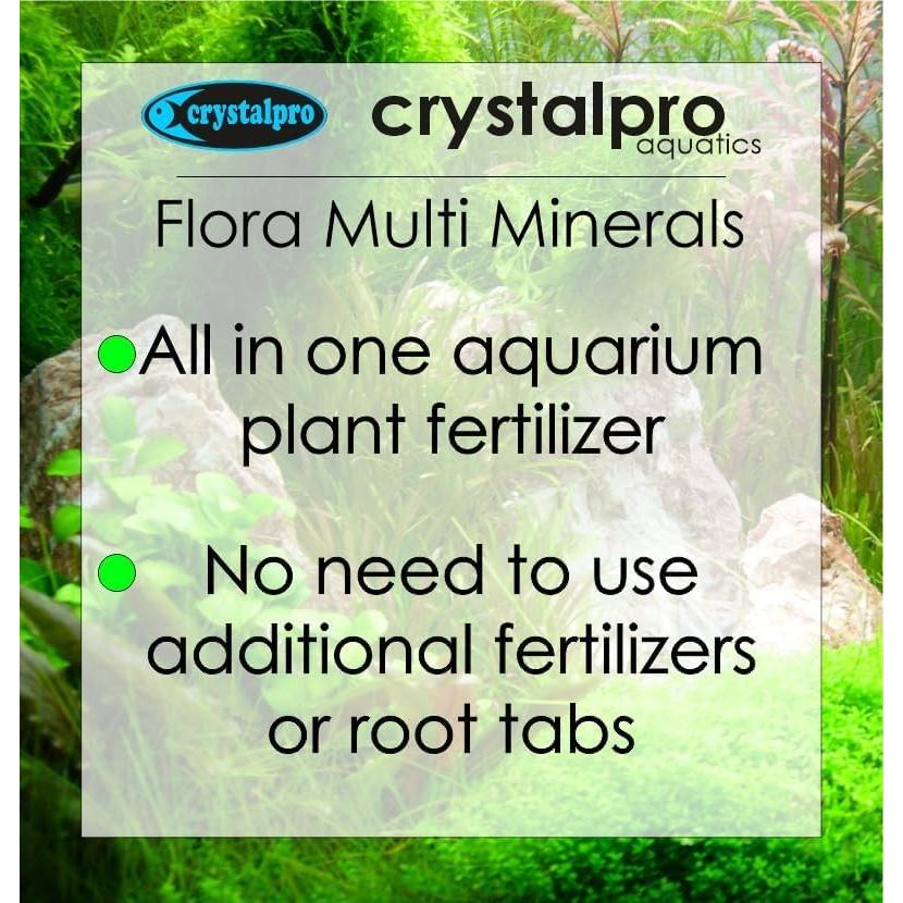 Fertilizante para Plantas de Acuario Crystalpro Flora Multi Minerales 124.92 ml
