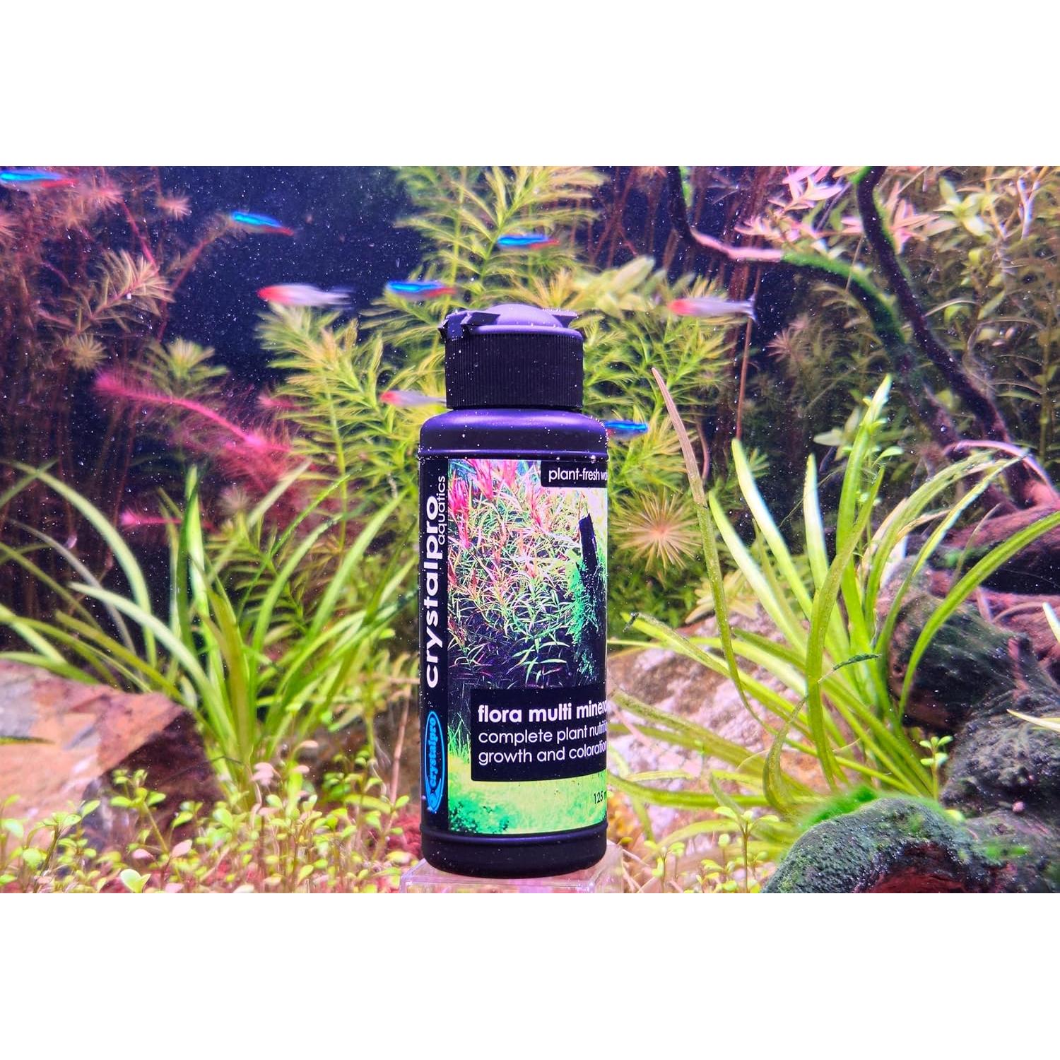 Fertilizante para Plantas de Acuario Crystalpro Flora Multi Minerales 124.92 ml