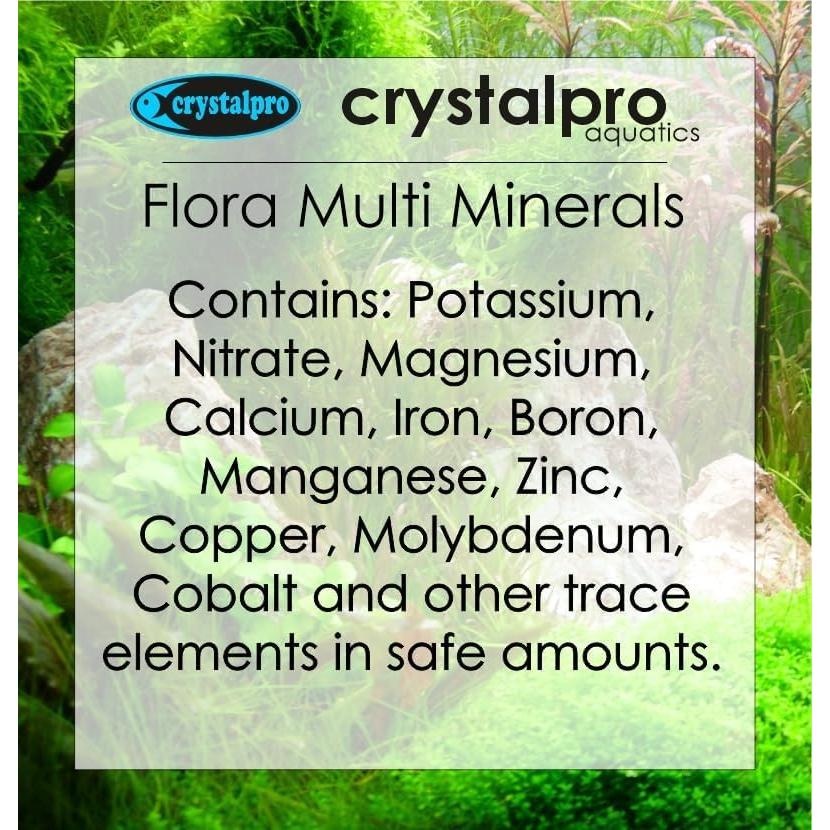 Fertilizante para Plantas de Acuario Crystalpro Flora Multi Minerales 124.92 ml
