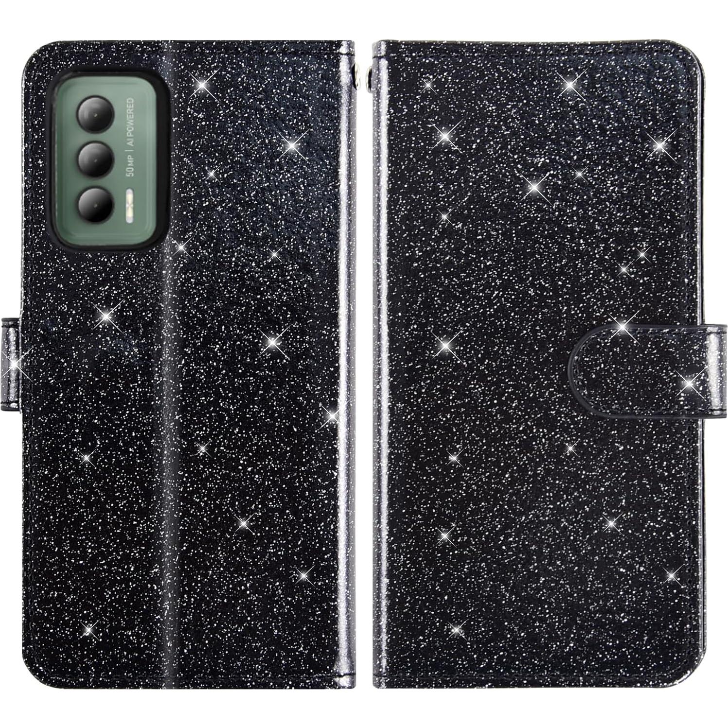 Funda Asuwish para Cricket Outlast U680AC con Protector y Soporte