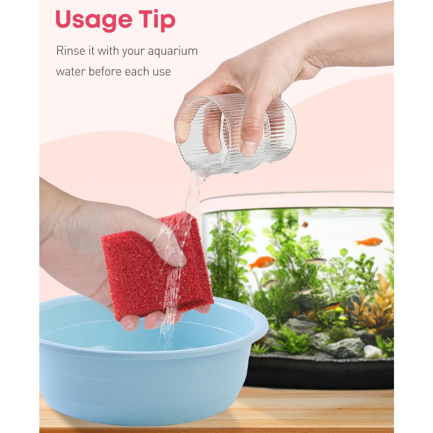 Esponjas Limpiadoras de Vidrio para Acuarios Pawfly - 8 Piezas