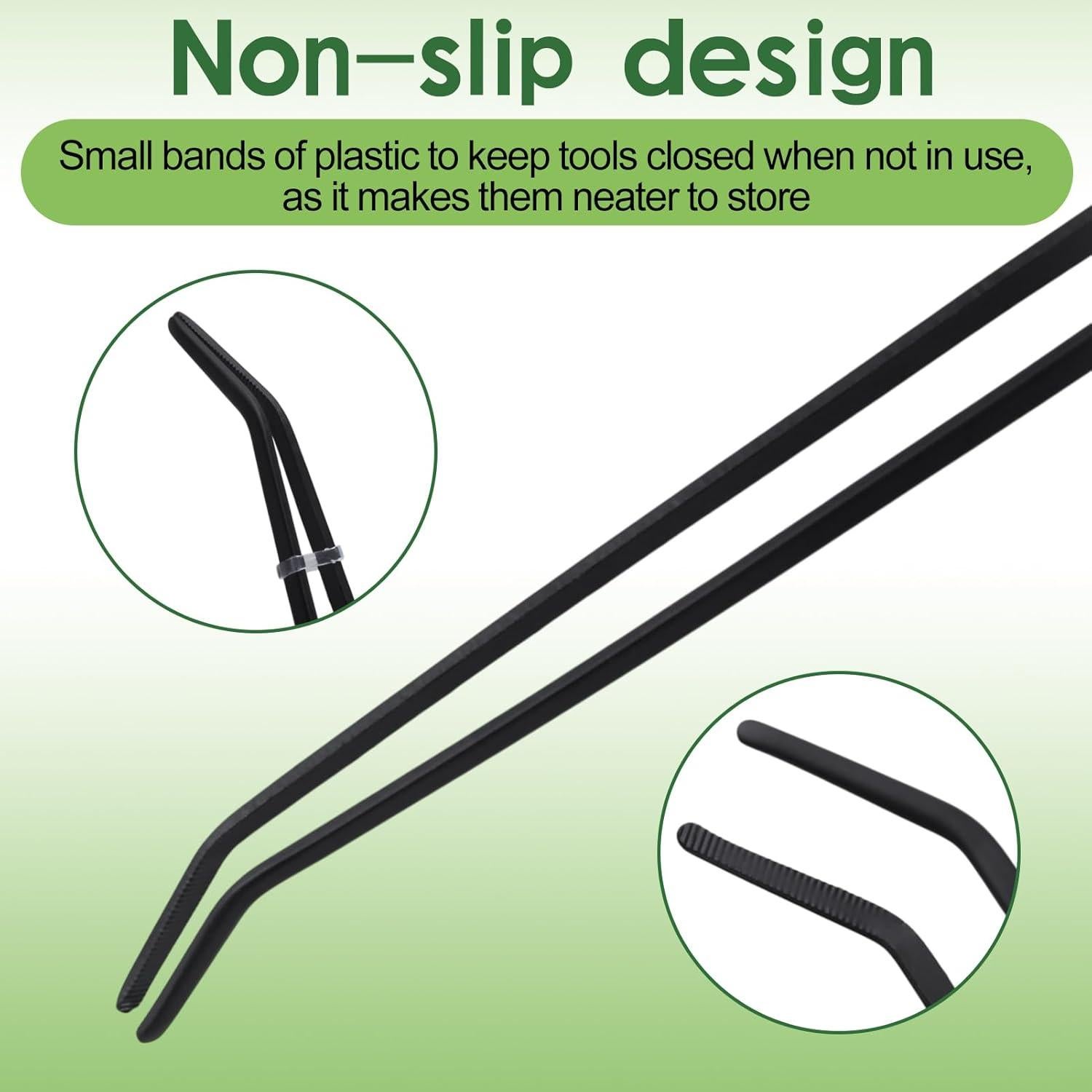 Kit de Acuario 4 Pcs LEONTOOL Herramientas Acuáticas Inoxidable