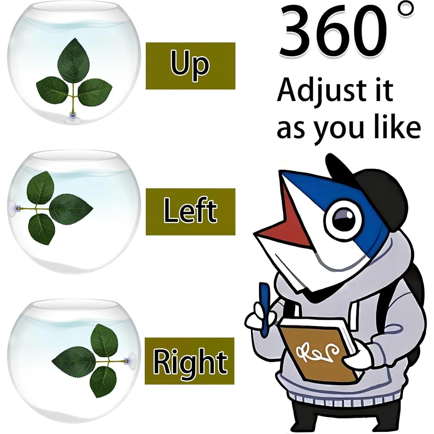 Hamaca de hojas para peces Betta Huizhou 6 PCS - Natural