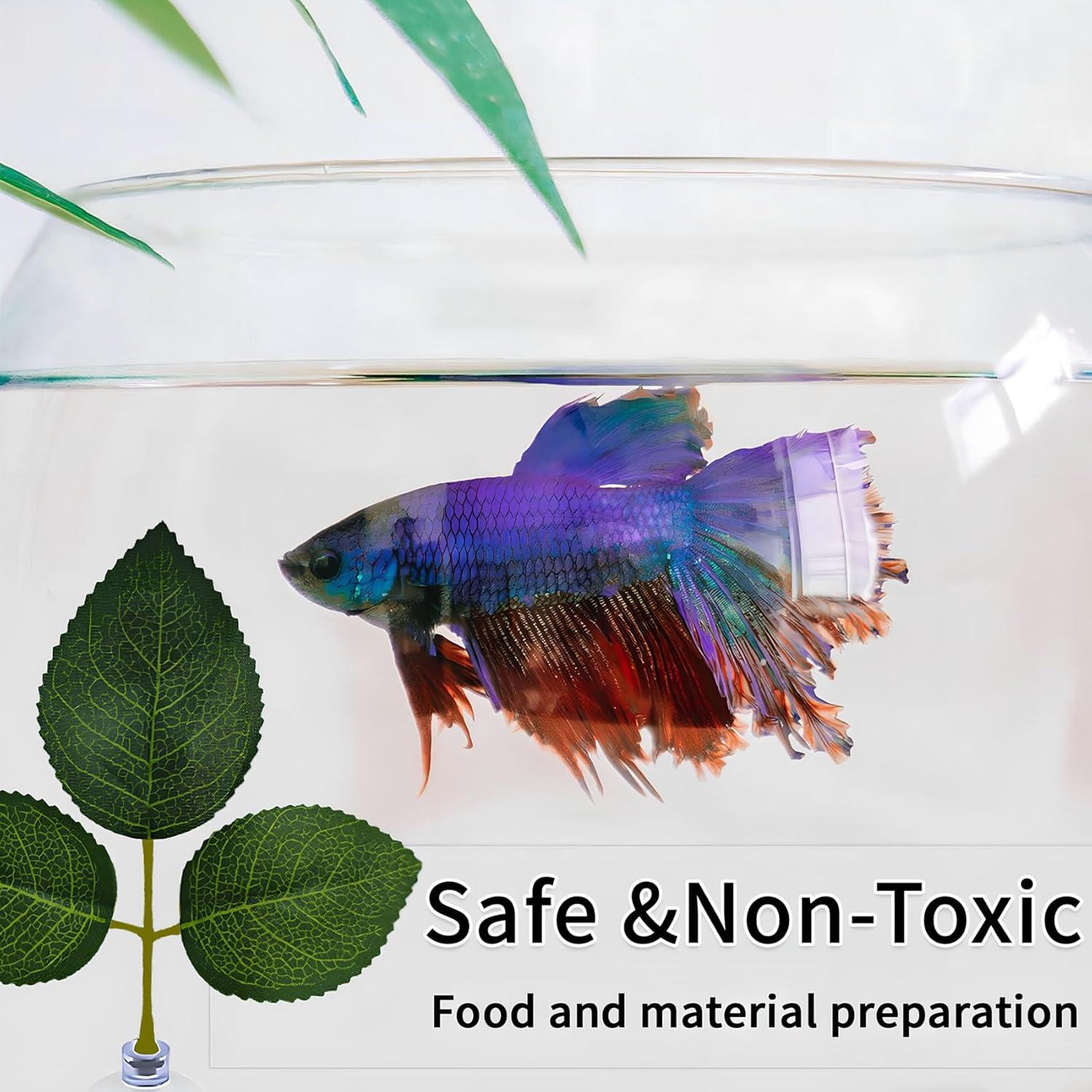 Hamaca de hojas para peces Betta Huizhou 6 PCS - Natural