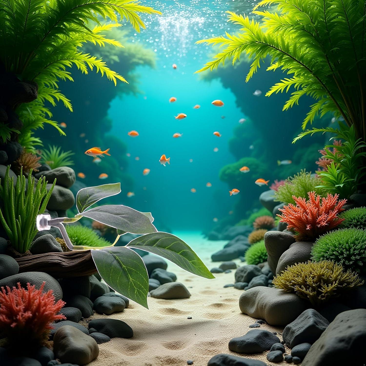 Hoja de Pato para Betta Verde Xinjincang con Ventosa 12.7 cm