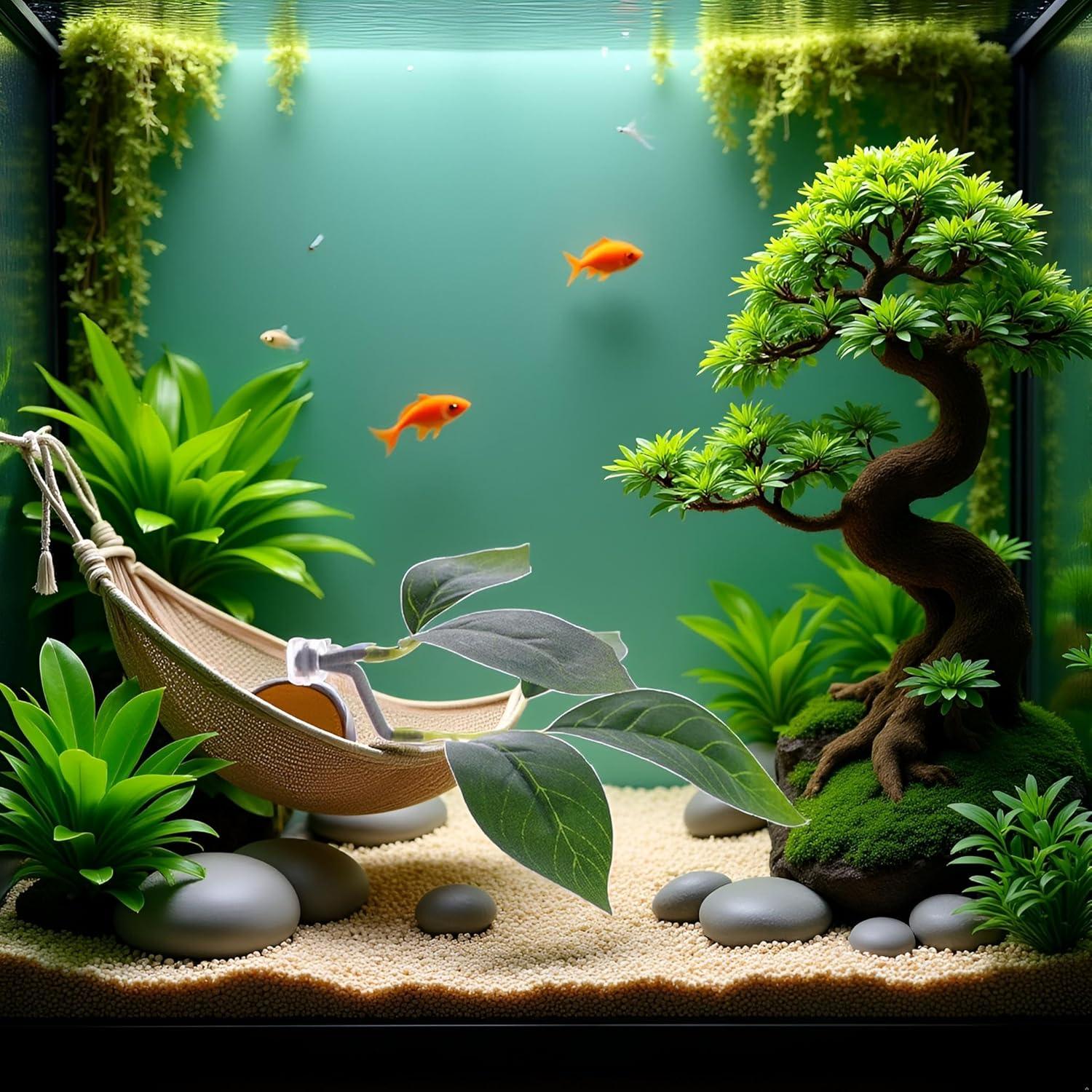 Hoja de Pato para Betta Verde Xinjincang con Ventosa 12.7 cm