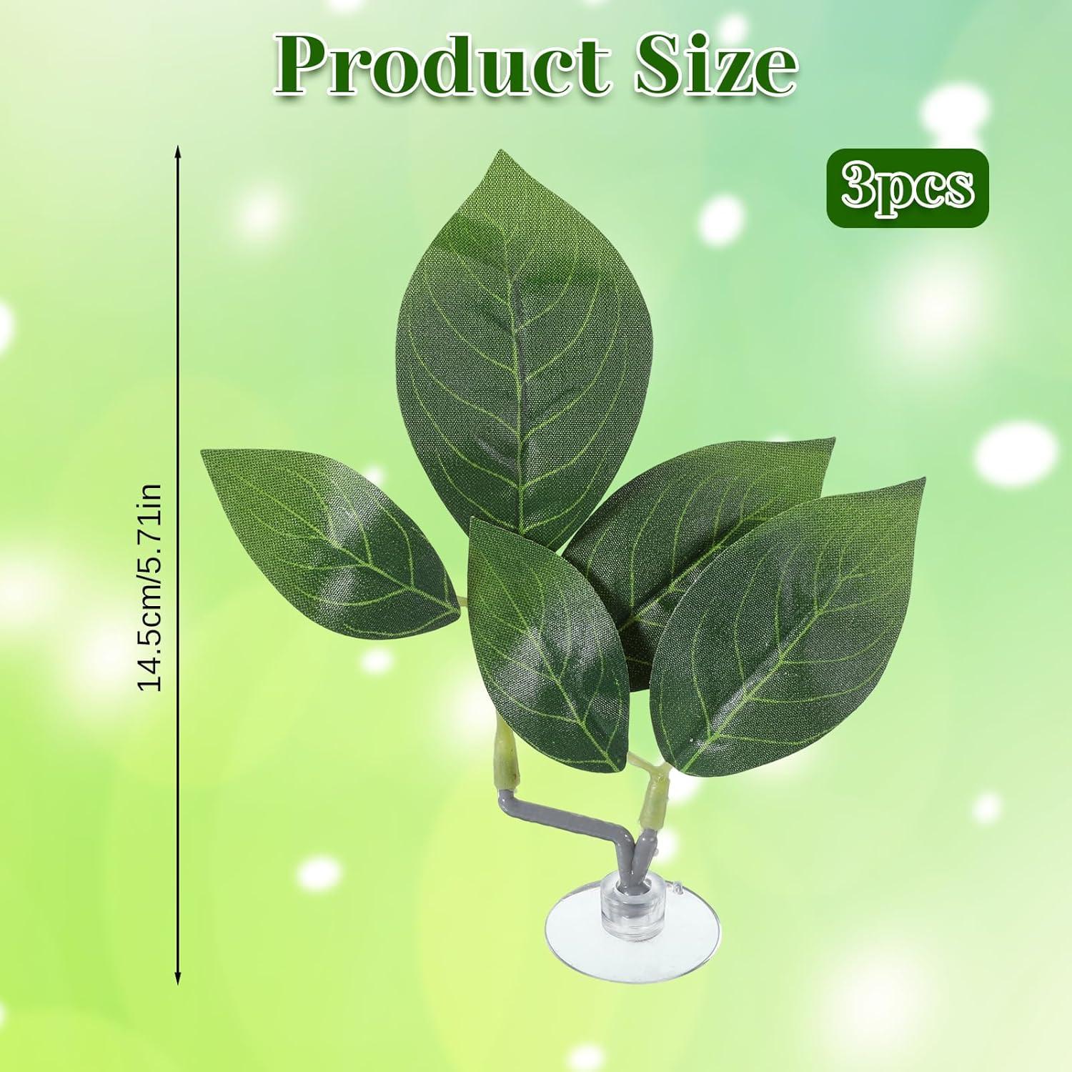 Hamacas de Hoja para Peces Betta Aphumedc - 3 Unidades Verde