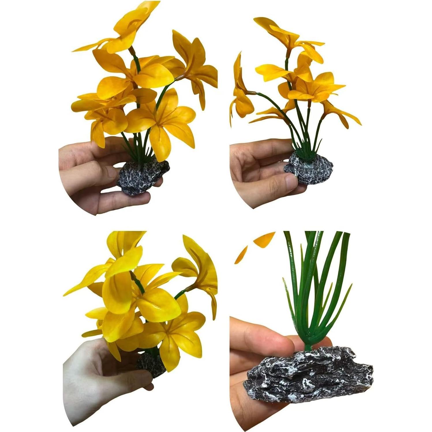 Planta Artificial para Acuarios JGbaby 7" Seda Realista