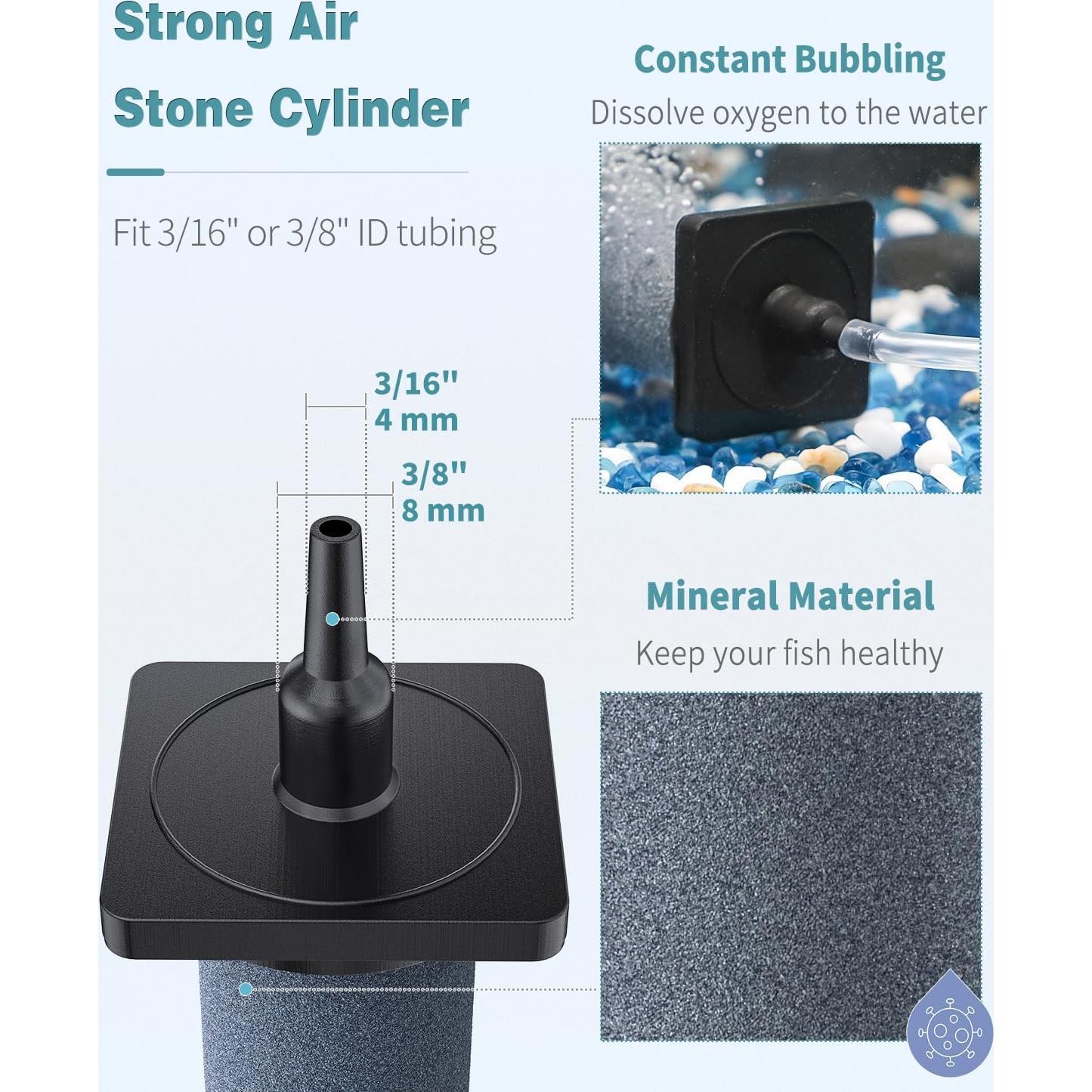 Piedra de Aire Pawfly 12.7 cm para Acuario 2 Piezas