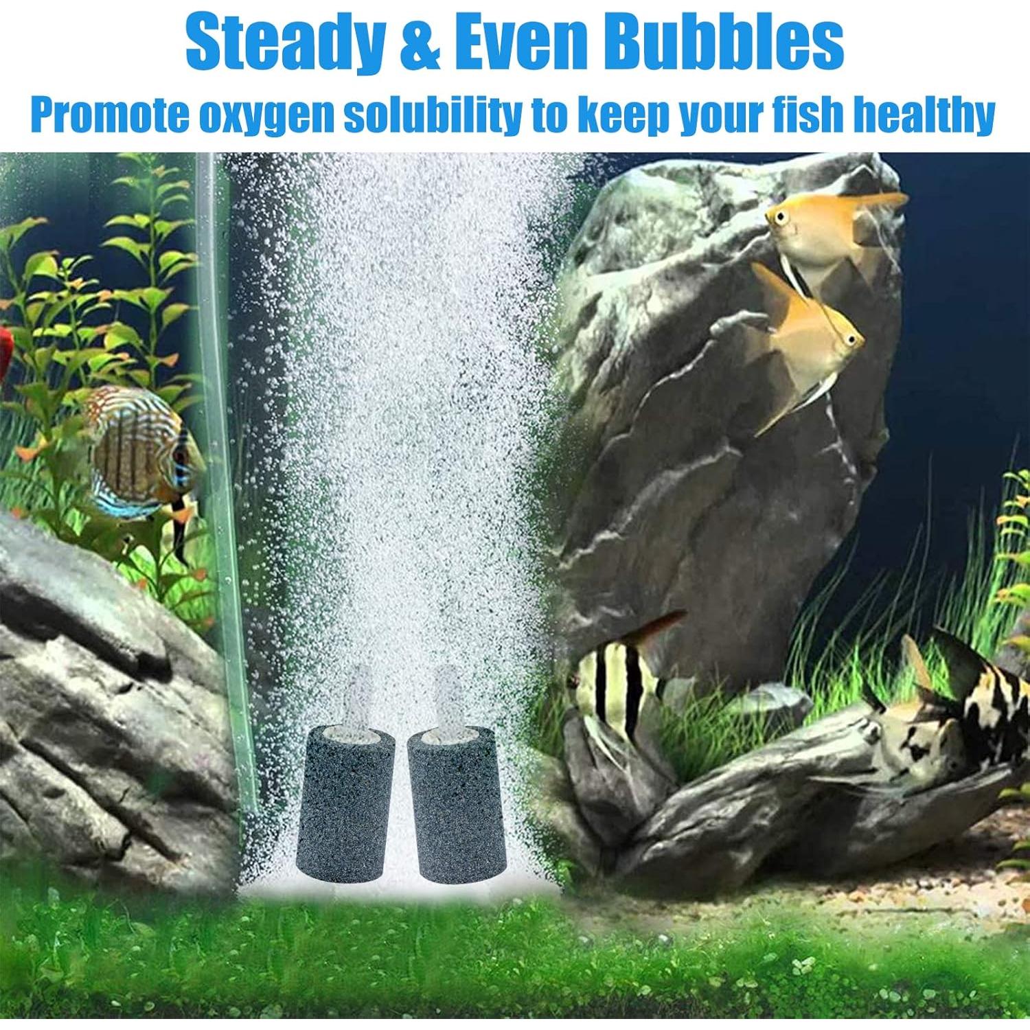 Difusor de burbujas Teqooza 2x3cm para acuario, paquete de 5