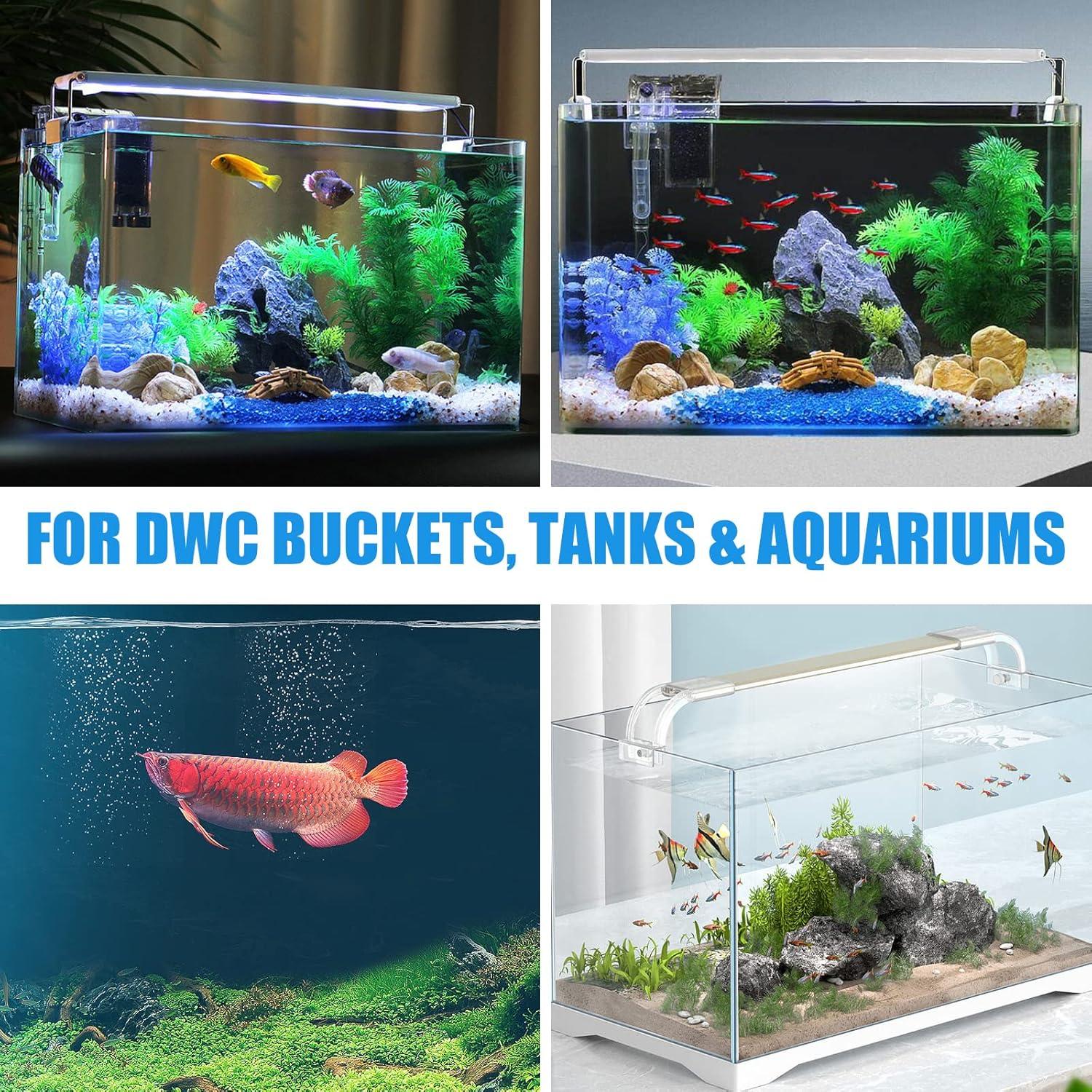 Difusor de burbujas Teqooza 2x3cm para acuario, paquete de 5