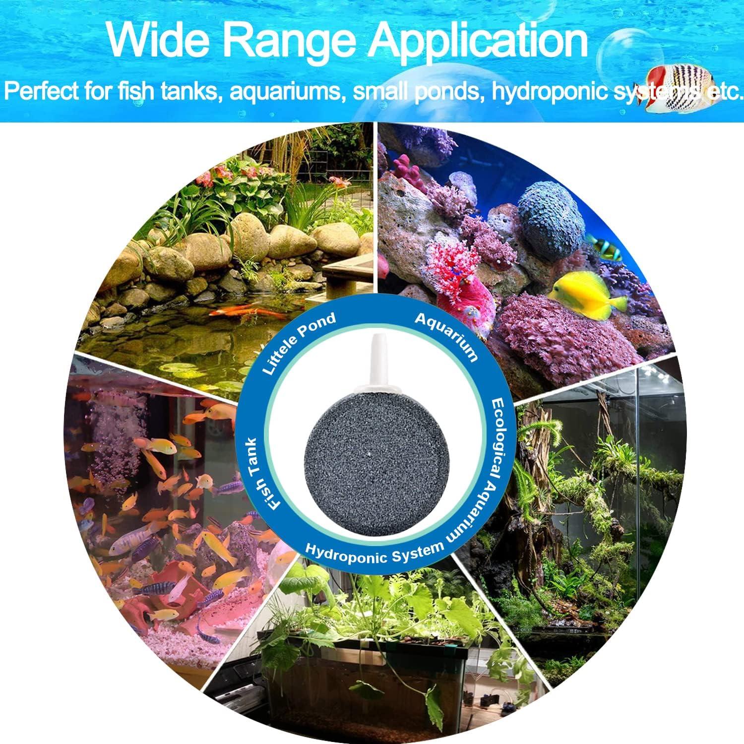 Disco de aire para acuario DeKago 4.1 cm - Paquete de 6