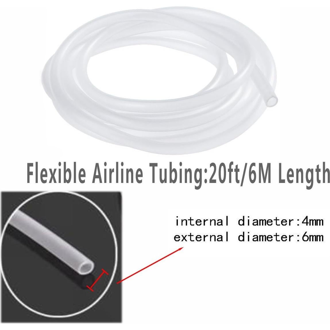 Barra de piedra de aire Saim 41.4 cm con tubo de 6m para acuario