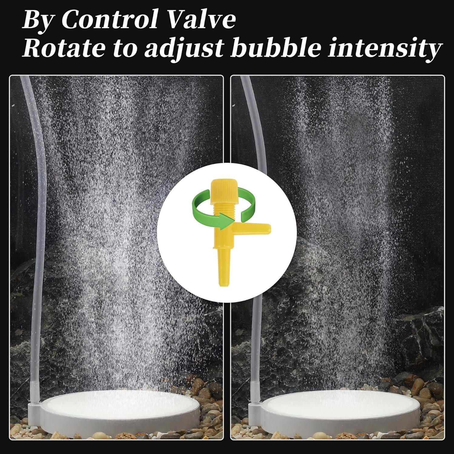 Piedra de aire para acuarios CAPASTEC 10 cm con tubo y ventosas