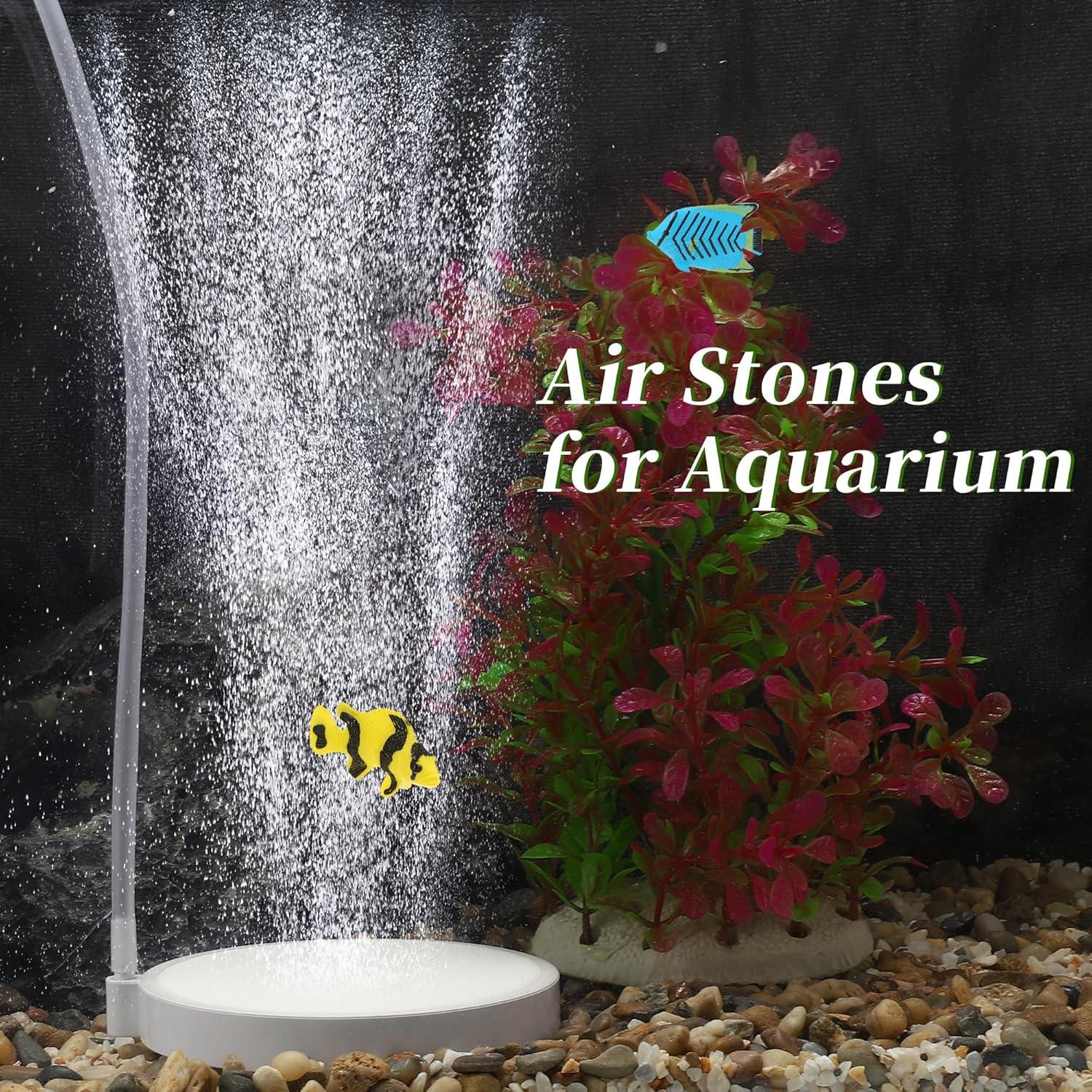 Piedra de aire para acuarios CAPASTEC 10 cm con tubo y ventosas