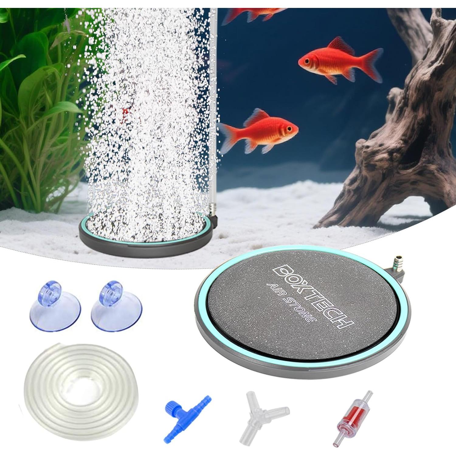 Difusor de Oxígeno UPETTOOLS 5 cm para Acuarios Nano Silencioso