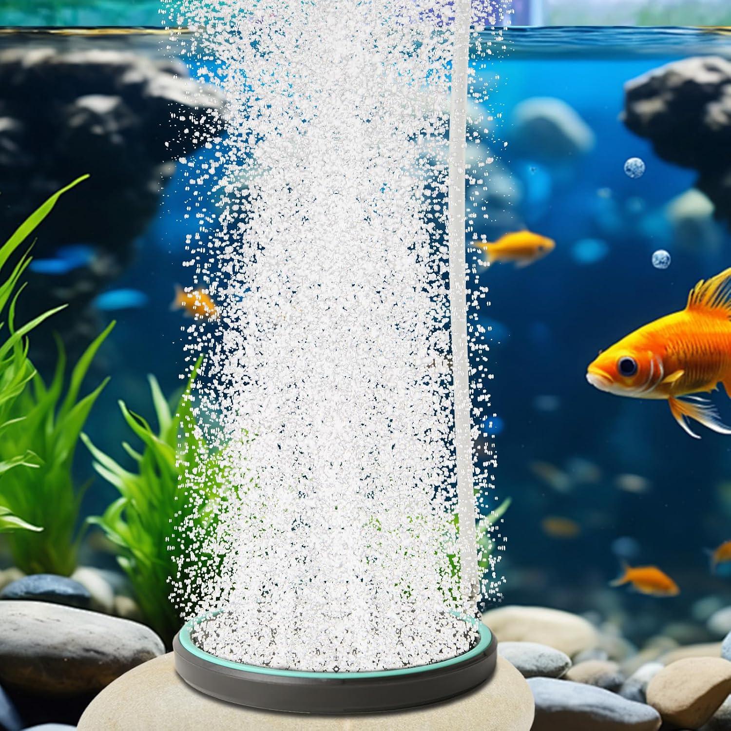 Difusor de Oxígeno UPETTOOLS 5 cm para Acuarios Nano Silencioso