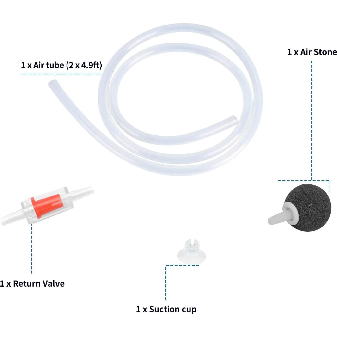 Bomba de Aire para Acuario Marpros M-100 2W 10-30 Galones