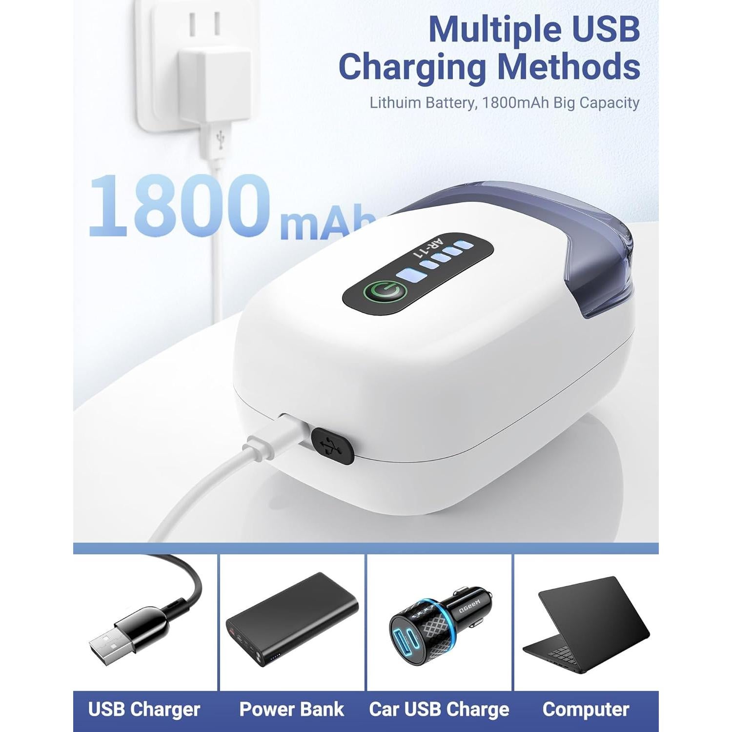 Bomba de Aire Recargable MoonOrange AR-11 para Acuario 113L