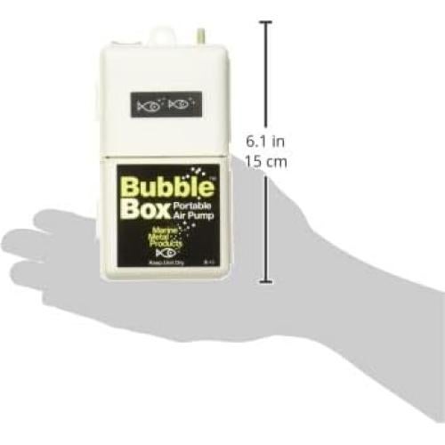 Aereador de Cebo Vivo Marine Metal B-11 Bubble Box 181g