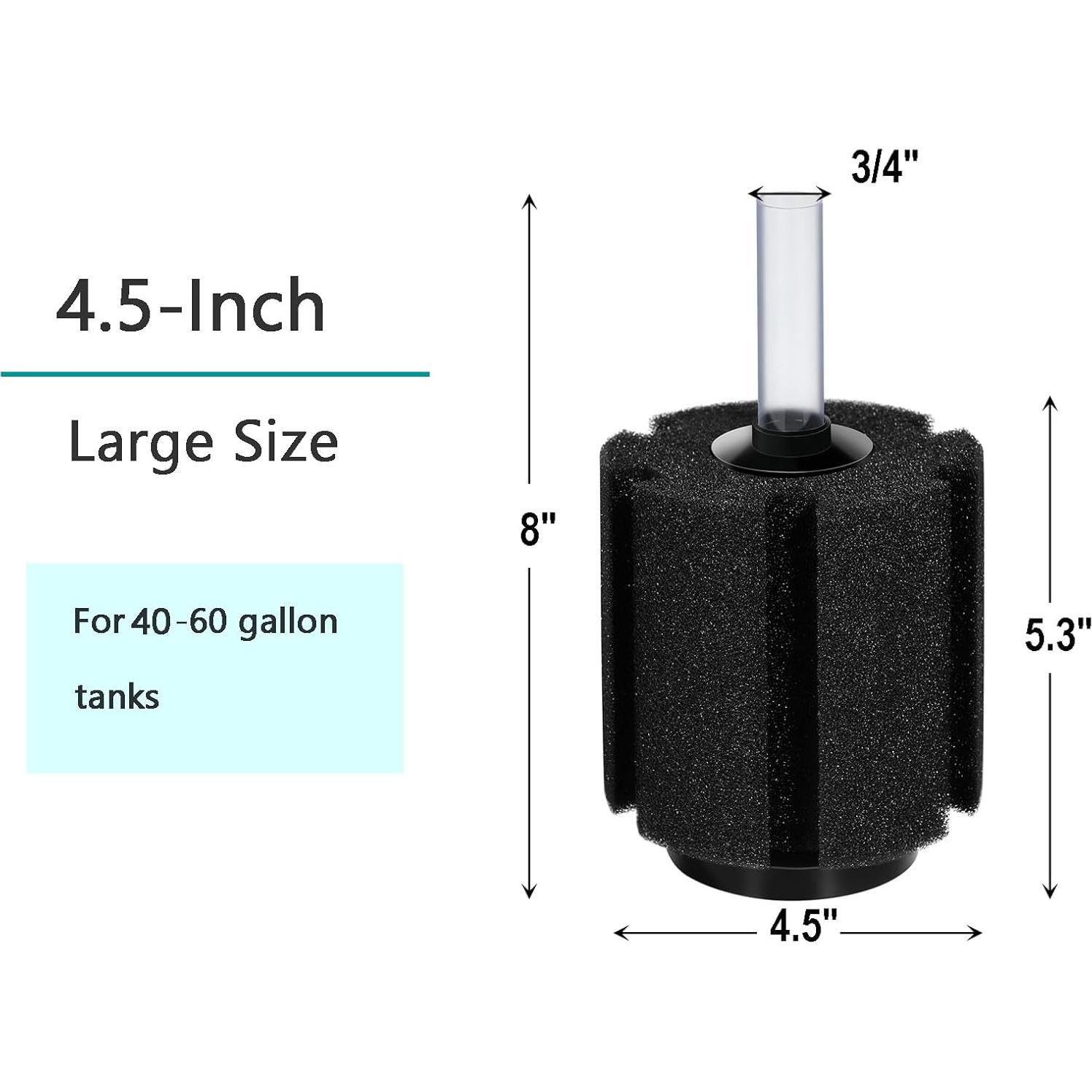 Filtro de esponja AQUANEAT para acuario hasta 227 litros