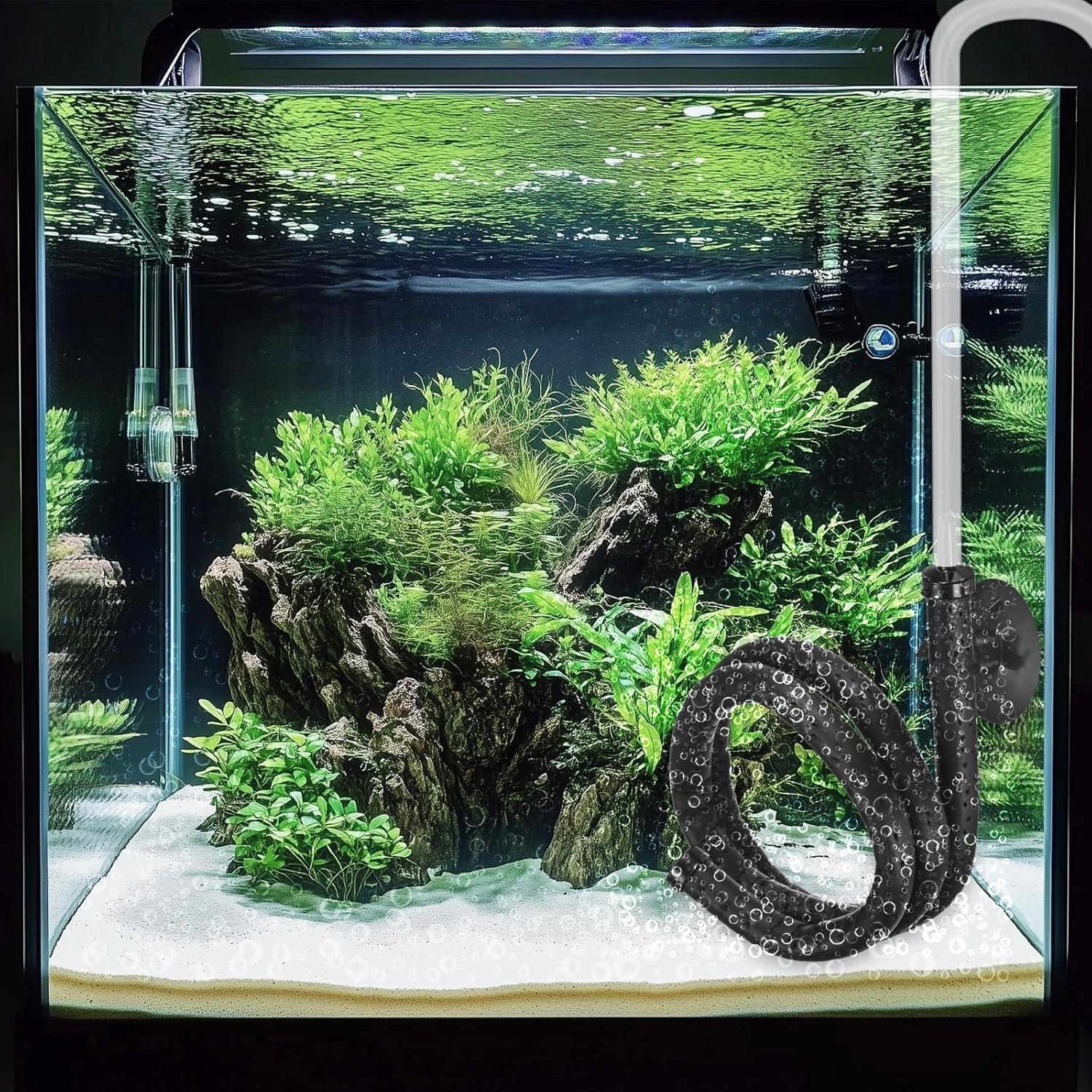 Piedra de Aire para Acuario M METERXITY 60 cm con Ventosas