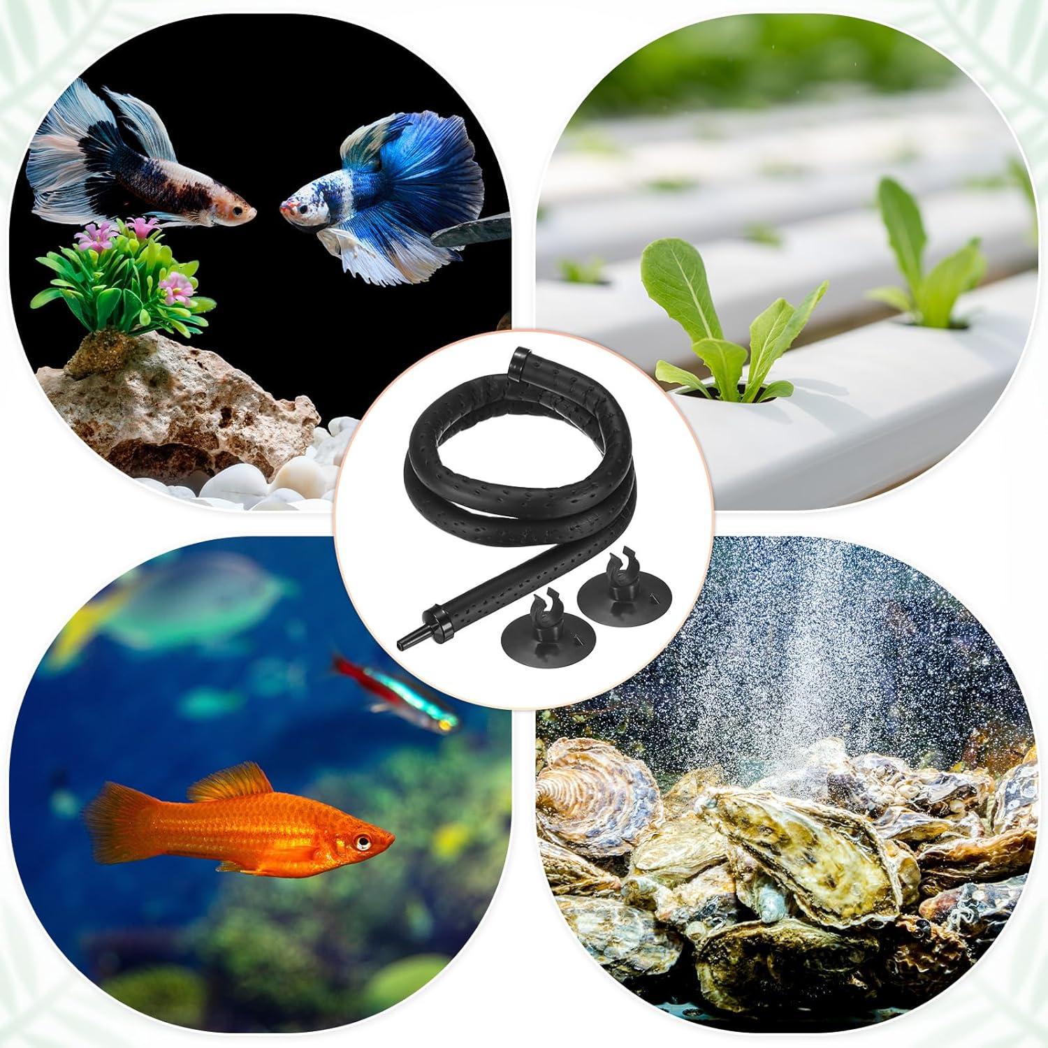 Piedra de Aire para Acuario M METERXITY 60 cm con Ventosas