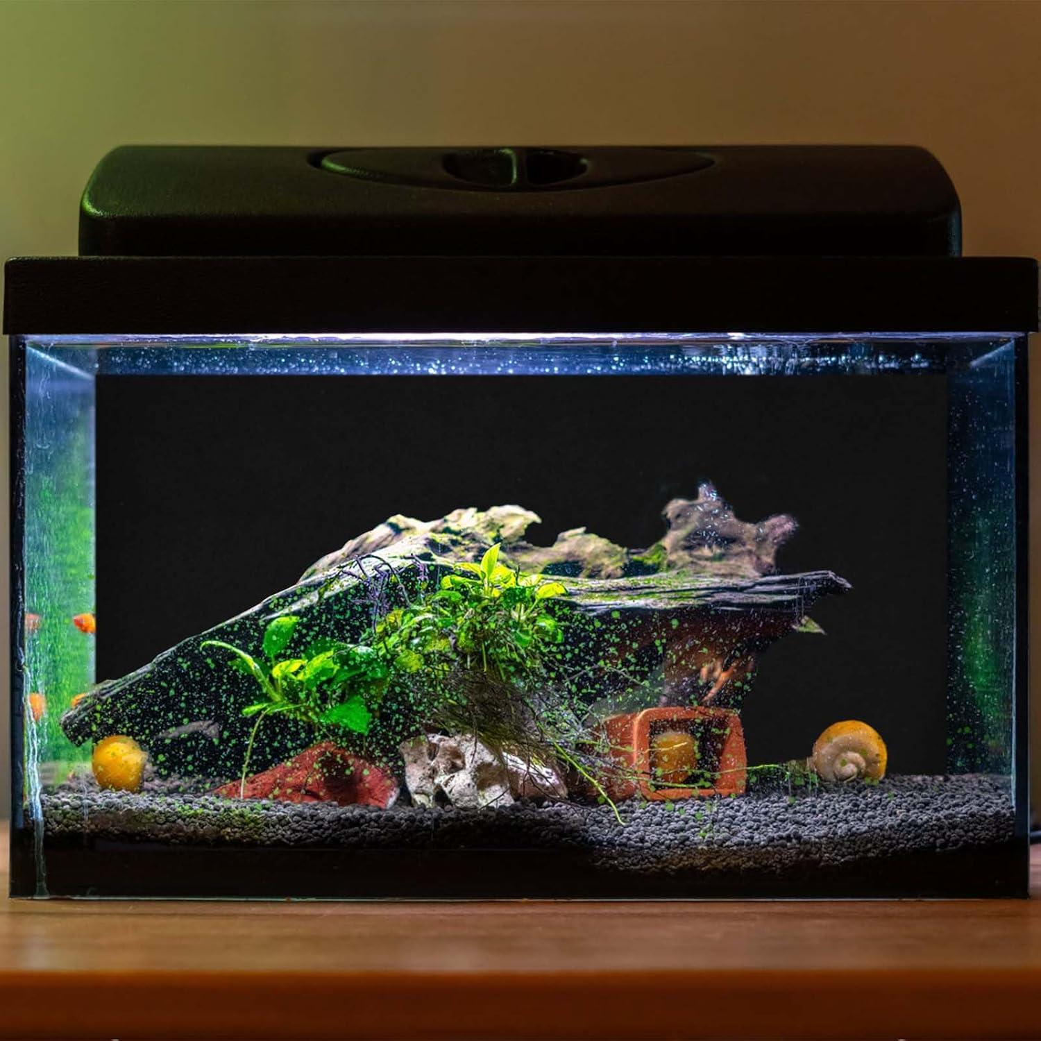 Fondo de Acuario Adherente Negro 40x100cm Lasuroa