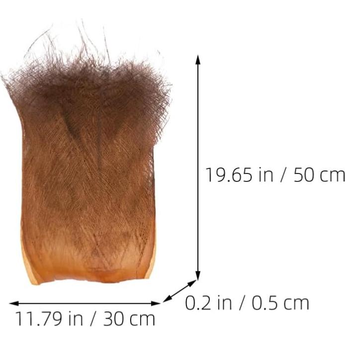 Hojas de Corteza Falsa VOSAREA 5 Piezas 50x30cm Jardín