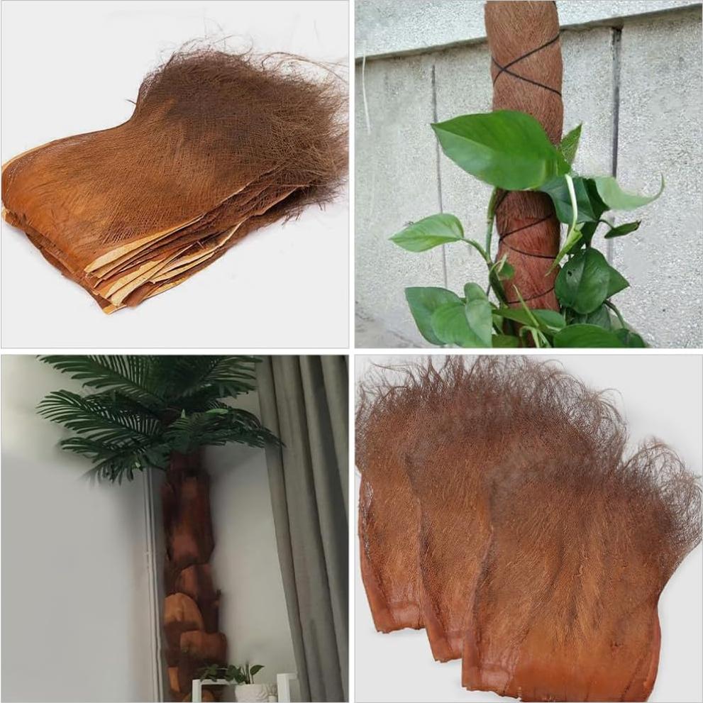 Hojas de Corteza Falsa VOSAREA 5 Piezas 50x30cm Jardín