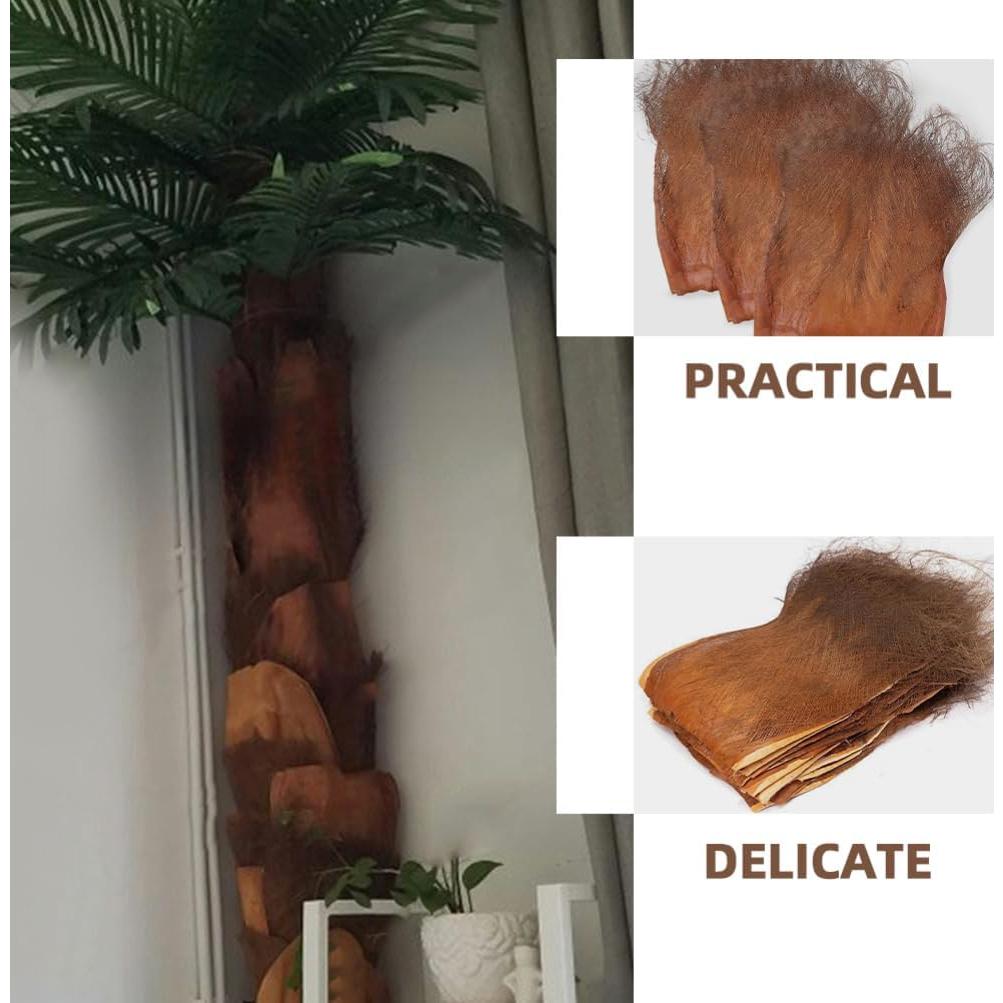 Hojas de Corteza Falsa VOSAREA 5 Piezas 50x30cm Jardín