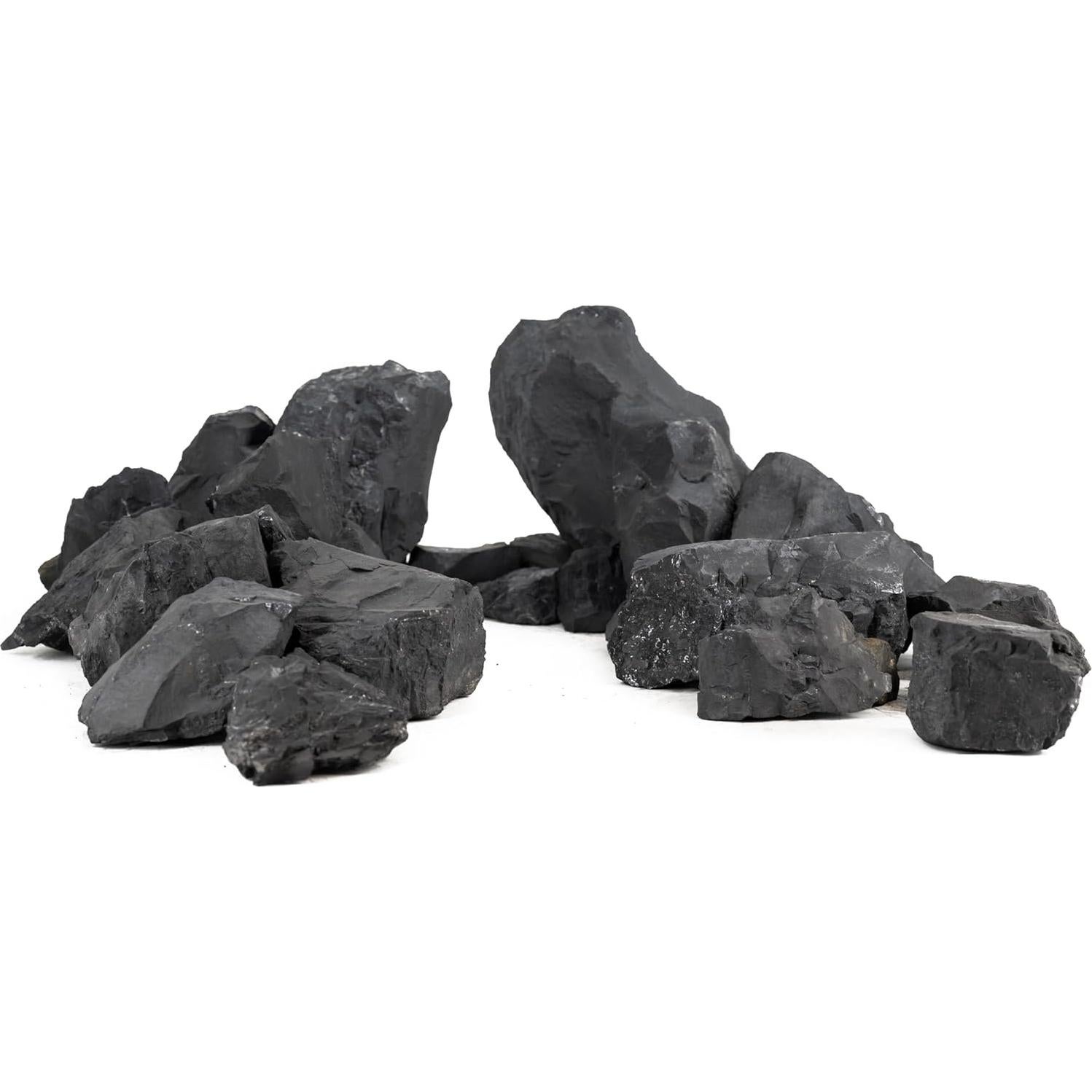 Rocas de Pizarra Negra Unocho para Acuarios 2.27kg 4Pcs