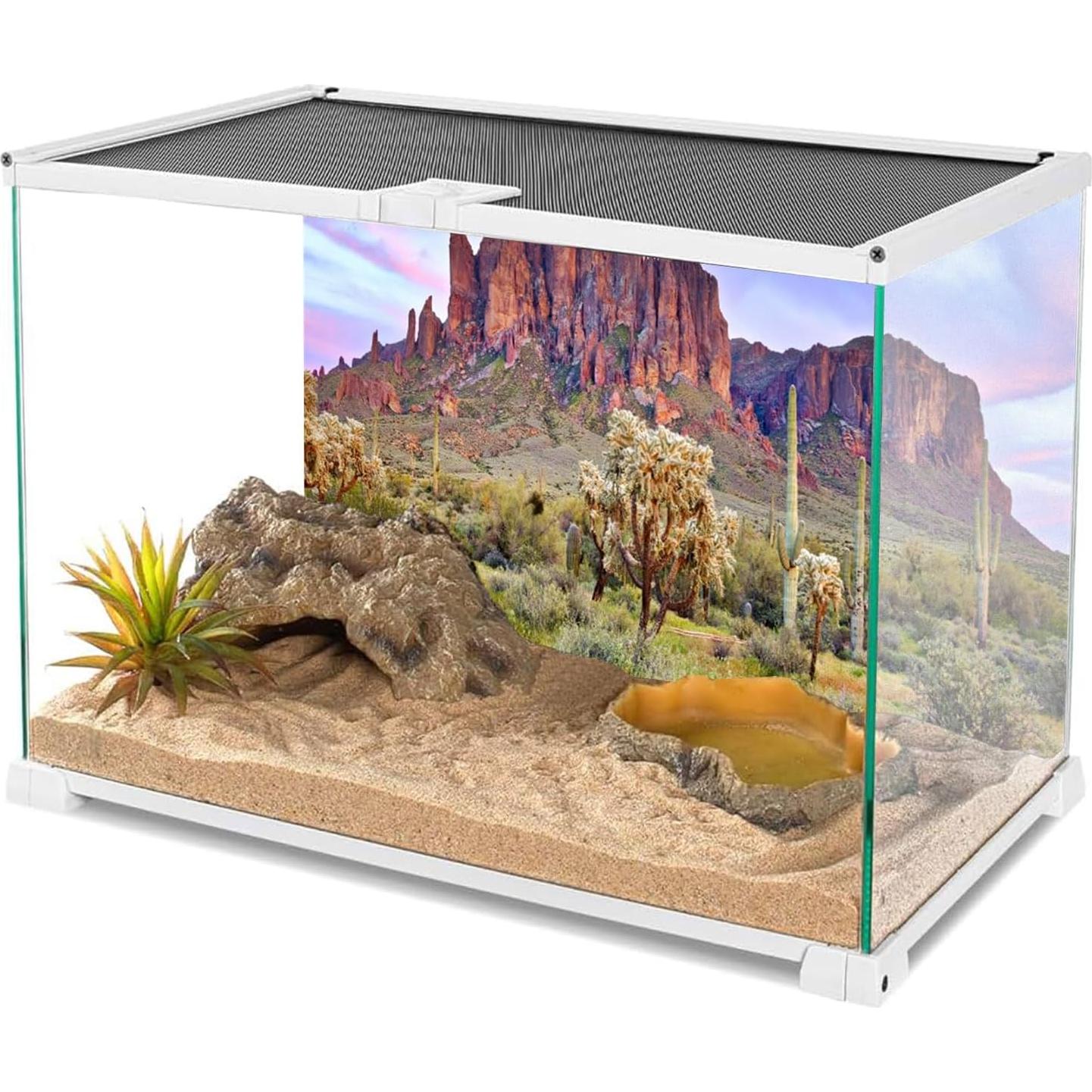 Fondo de Terrario 90x45 cm AWERT Cielo Azul Nubes